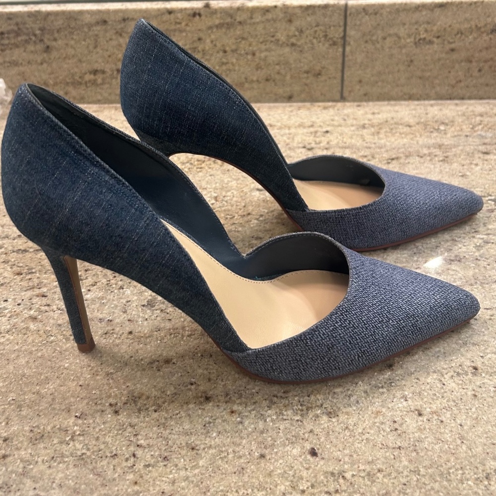 Vince Camuto Blue Jean Pumps